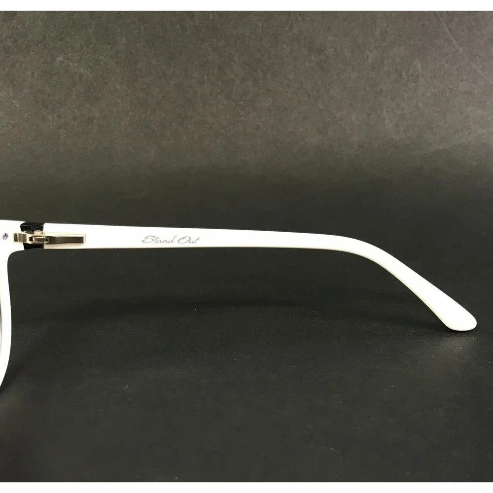 Oakley Eyeglasses Frames Stand Out OX1112-0653 Black White Cat Eye 53-17-136